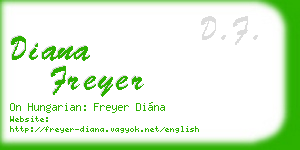 diana freyer business card